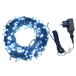 Sonata Светещ стринг 600 LED закрито или открито IP44 60 м студено бял - Decorațiuni sezoniere și de sărbători