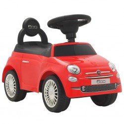 Sonata Детска кола за яздене "Fiat 500" червена - Vehicule pentru copii
