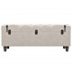 Sonata Комплект 3 бр пейки за съхранение дърво и стомана 112x37x45 см -
