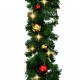 Sonata Коледен гирлянд, декориран с топки и LED лампички, 10 м -