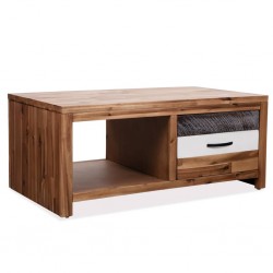 Sonata H Маса за кафе, акациево дърво, 90x50x37,5 cм - Măsuțe de living