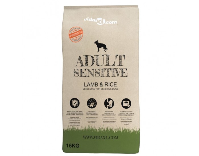 Sonata Премиум храна за кучета Adult Sensitive Lamb & Rice 2 бр 30 кг -