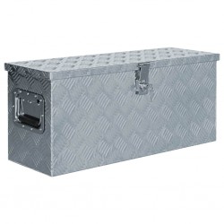 Sonata Алуминиева кутия, 76,5x26,5x33 см, сребриста - Unelte și accesorii de grădină
