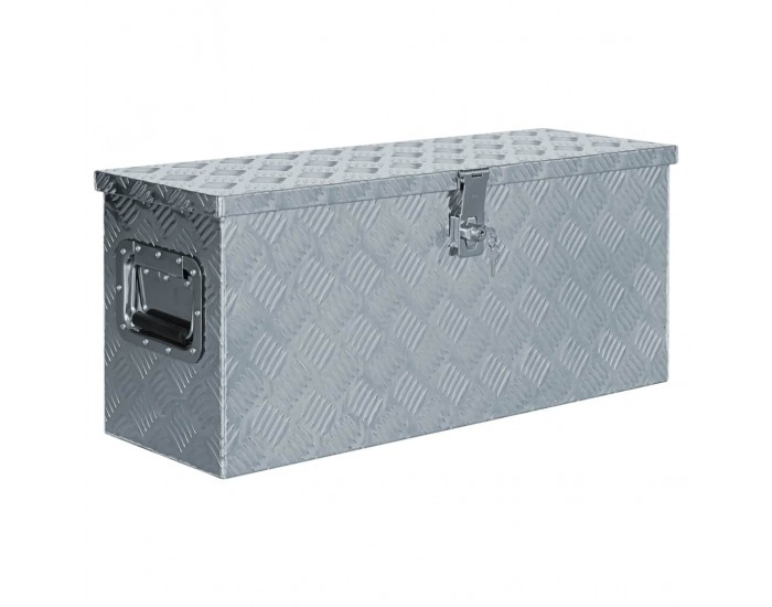 Sonata Алуминиева кутия, 76,5x26,5x33 см, сребриста -