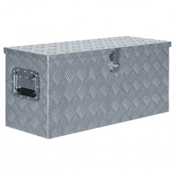 Sonata Алуминиева кутия, 80x30x35 см, сребриста - Unelte și accesorii de grădină