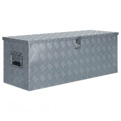 Sonata Алуминиева кутия, 110,5x38,5x40 см, сребриста - Unelte și accesorii de grădină