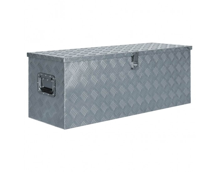 Sonata Алуминиева кутия, 110,5x38,5x40 см, сребриста -