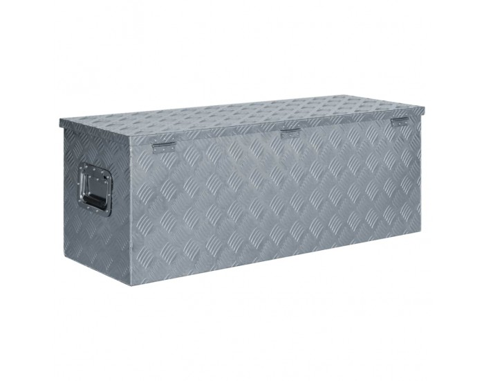 Sonata Алуминиева кутия, 110,5x38,5x40 см, сребриста -