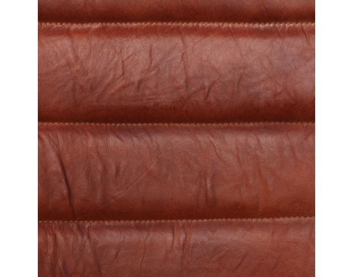 Sonata Трапезни столове, 4 бр, естествена кожа, кафяви -