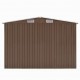 Sonata Градинска барака, 257x497x178 см, метал, кафява -