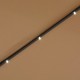 Sonata Градински чадър с LED светлини, стоманен прът, 300 см, таупе -