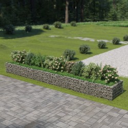 Sonata Габион плантер, поцинкована стомана, 540x90x50 cм - Ghivece, jardiniere