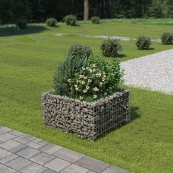 Sonata Габион плантер, поцинкована стомана, 90x90x50 cм - Ghivece, jardiniere