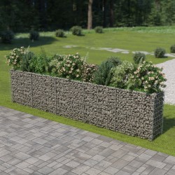 Sonata Габион плантер, поцинкована стомана, 450x50x100 cм - Ghivece, jardiniere