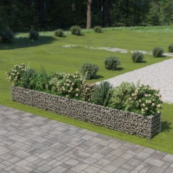 Sonata Габион плантер, поцинкована стомана, 450x50x50 cм - Ghivece, jardiniere
