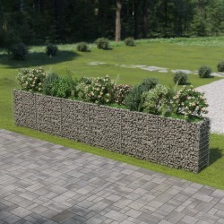 Sonata Габион плантер, поцинкована стомана, 540x50x100 cм - Ghivece, jardiniere