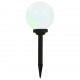 Sonata Градински соларни лампи, LED, 3 бр, сферични, 20 см, RGB -