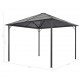 Sonata Шатра с пердета, алуминий, 3x3 м, черна -