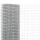 Sonata Мрежа поцинкована стомана квадратни отвори 10x0,5 м сребриста -