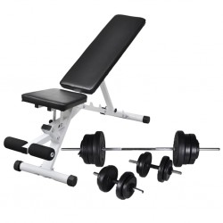 Sonata Комплект лежанка с щанга и дъмбели, 60,5 кг - Sală de fitness - produse