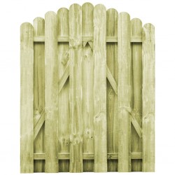 Sonata Градинска порта, FSC импрегниран бор, 100х125 см, форма на арка - Garduri