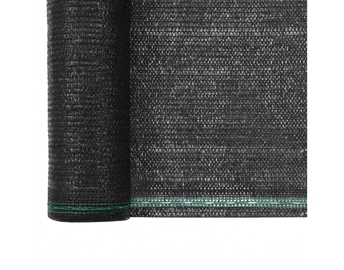 Sonata Тенис екран, HDPE, 1,4x50 м, черен -