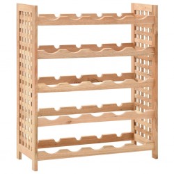 Sonata Стойка за вино за 25 бутилки, орех масив, 63x25x73 см - Etajere