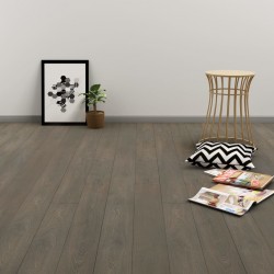 Sonata Самозалепващи подови дъски, 4,46 м², 3 мм, PVC, сиво и кафяво - Materiale pentru decorațiuni