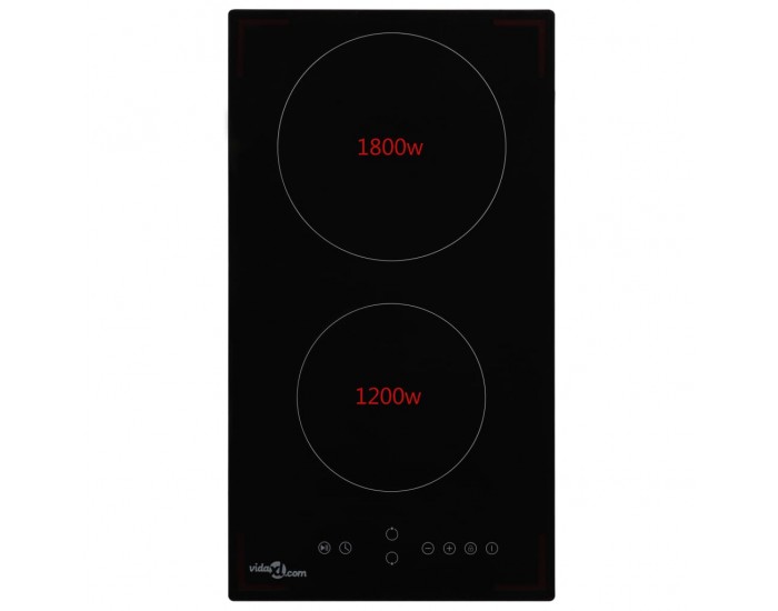 Sonata Керамичен плот с 2 котлона, сензорен контрол, 3000 W -