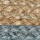 Sonata Ръчно тъкан килим от юта, маслиненозелен кант, 120 см -