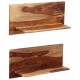 Sonata Рафтове за стена, 2 бр, 58x26x20 см, шишам масив -