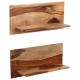 Sonata Рафтове за стена, 2 бр, 58x26x20 см, шишам масив -