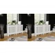 Sonata Паравани за радиатори, 2 бр, бели, MDF, 152 см -