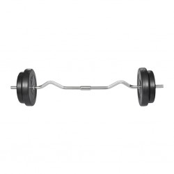 Извит лост за вдигане на тежести, 30 кг - Sală de fitness - produse