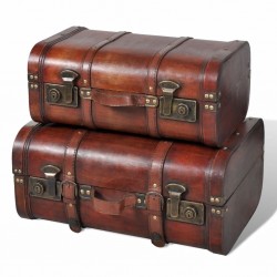 Sonata Комплект дървени винтидж сандъци, 2 бр - Comparare produse