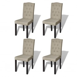 Sonata H Трапезни столове, 4 бр, камел, текстил - Scaune de dining