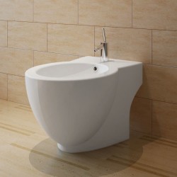 Sonata Кръгло биде, стоящо, бяло, висококачествена керамика - Produse pentru baie și WC
