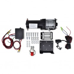 Електрическа лебедка 12 V, 1360 кг, монтажна планка - Afaceri și industrie