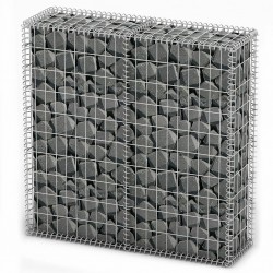 Sonata Габион кошница с капаци, поцинкована тел, 100x100x30 см - Garduri
