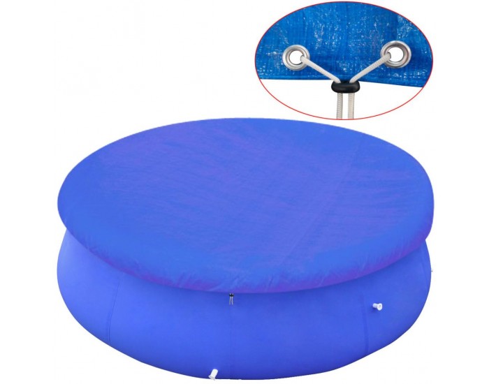 Sonata Покривало за басейн от PE, кръгла форма, 450 - 457 см, 90 g/m2 -