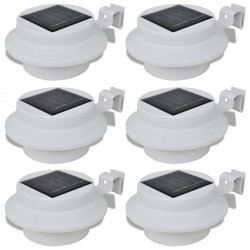 Комплект външни соларни LED лампи за ограда – 6 броя - Iluminat exterior