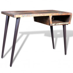 Бюро от от регенерирано дърво с железни крака - Birouri