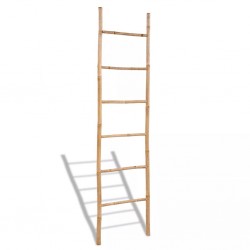Бамбукова стълба за простиране на кърпи, с 6 стъпала - Sonata H