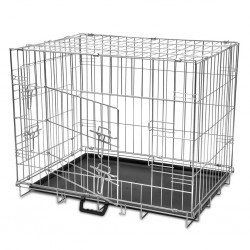 Sonata Сгъваема метална кучешка клетка, размер L - Animale de companie