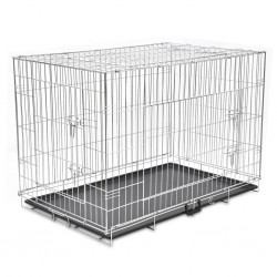 Sonata Сгъваема метална кучешка клетка, размер XXL - Animale de companie