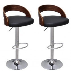 Sonata H Бар табуретки, 2 бр, извито дърво - Scaune de bar