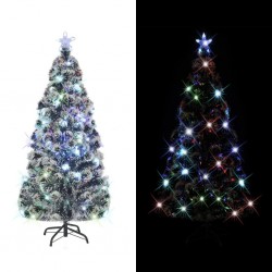 Sonata Изкуствено коледно дърво със стойка/LED, 150 см, 170 клона - Decorațiuni sezoniere și de sărbători
