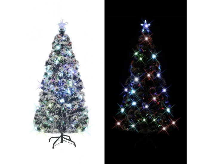 Sonata Изкуствено коледно дърво със стойка/LED, 150 см, 170 клона -