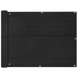 Sonata Балконски екран, HDPE, 90x400 см, антрацитно сиво - Copertine și umbrele