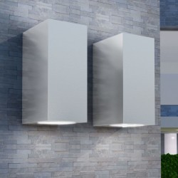 Sonata Външни LED прожектори за стена, квадратни, 2 бр - Decorațiuni